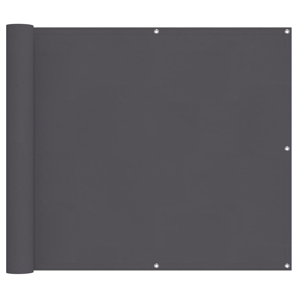vidaXL Διαχωριστικό Βεράντας Ανθρακί 90x1000εκ 100% Πολ. Ύφασμα Oxford