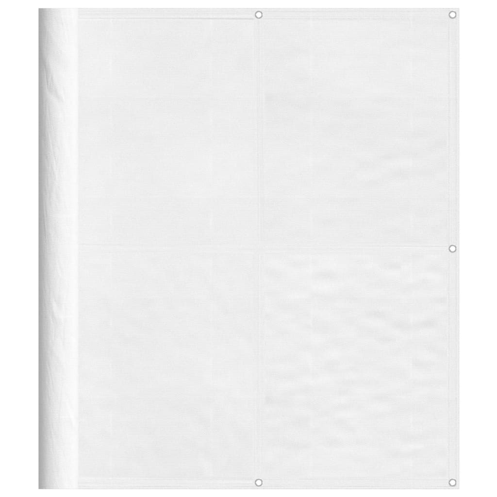 vidaXL Διαχωριστικό Βεράντας Λευκό 120x700εκ 100% Πολ. Ύφασμα Oxford