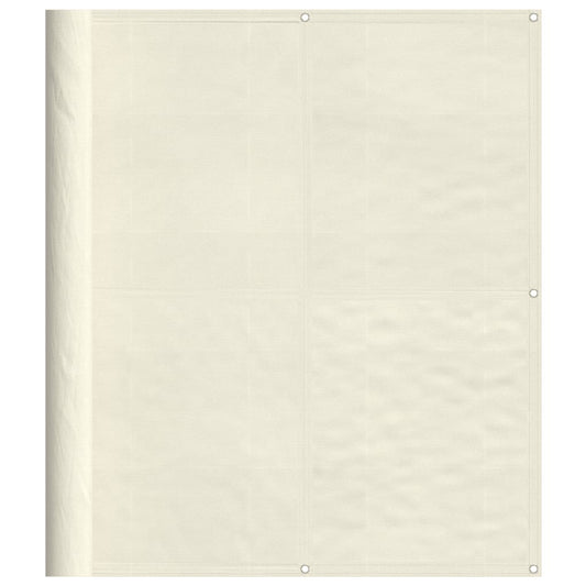 vidaXL Διαχωριστικό Βεράντας Κρεμ 120x700εκ 100% Πολ. Ύφασμα Oxford