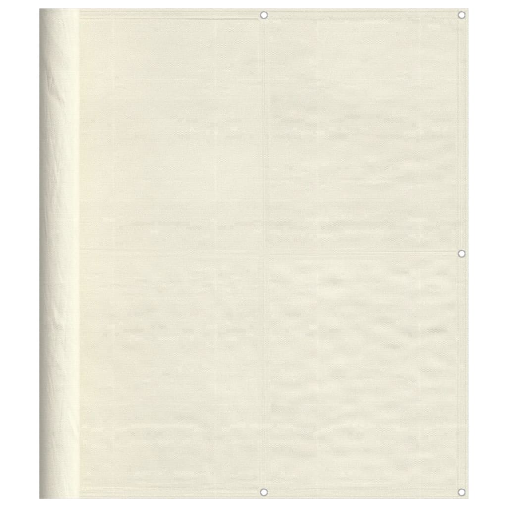 vidaXL Διαχωριστικό Βεράντας Κρεμ 120x800εκ 100% Πολ. Ύφασμα Oxford