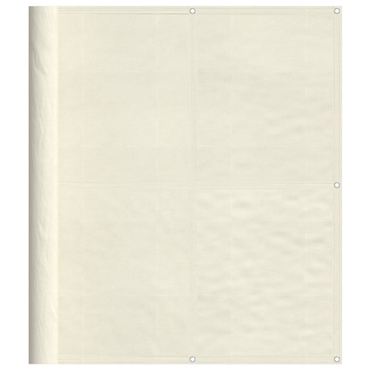 vidaXL Διαχωριστικό Βεράντας Κρεμ 120x1000εκ 100% Πολ. Ύφασμα Oxford