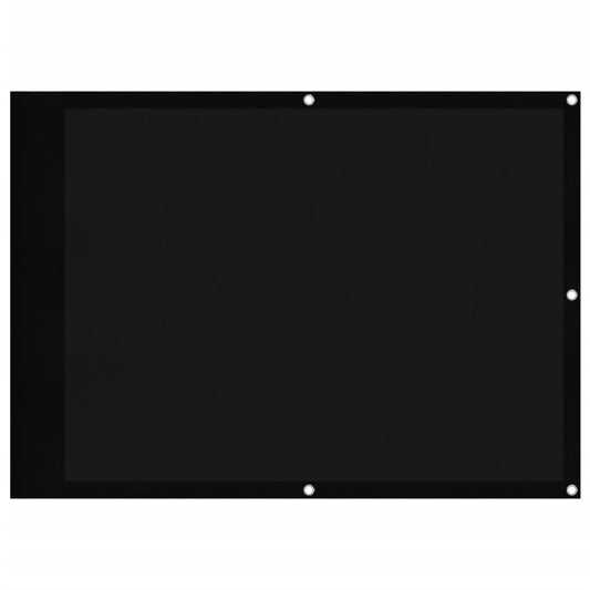 vidaXL Διαχωριστικό Βεράντας Μαύρο 75x700εκ 100% Πολ. Ύφασμα Oxford