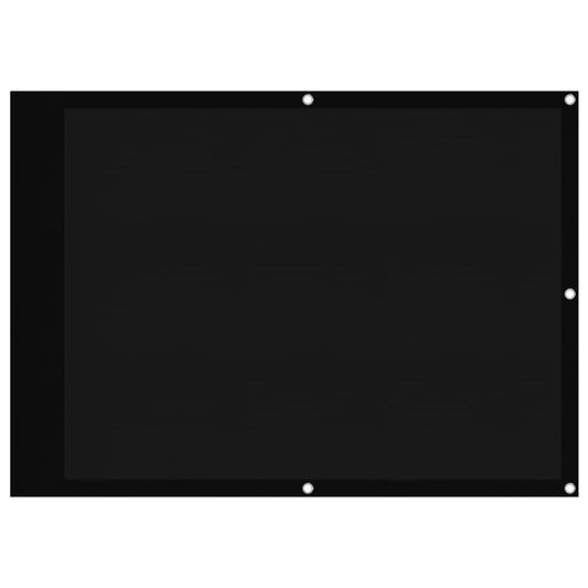 vidaXL Διαχωριστικό Βεράντας Μαύρο 75x800εκ 100% Πολ. Ύφασμα Oxford