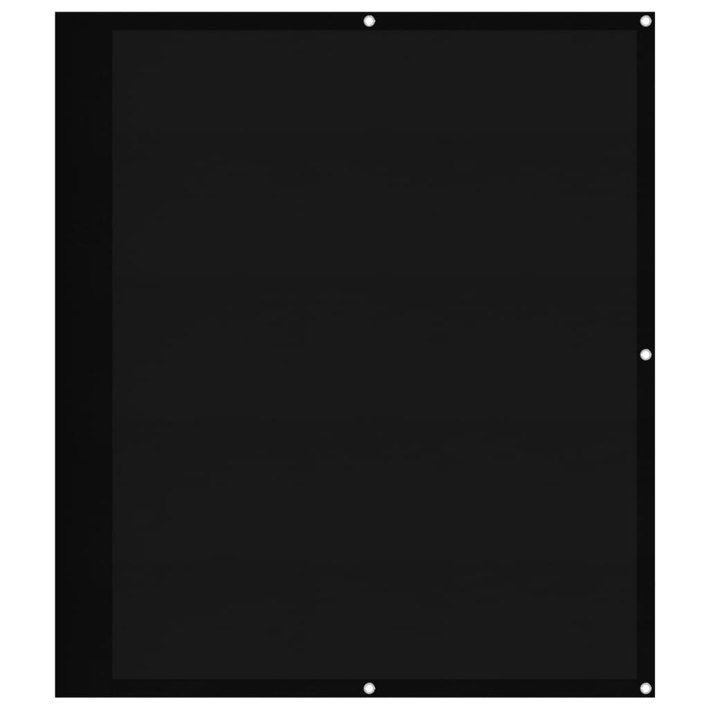 vidaXL Διαχωριστικό Βεράντας Μαύρο 120x800εκ 100% Πολ. Ύφασμα Oxford