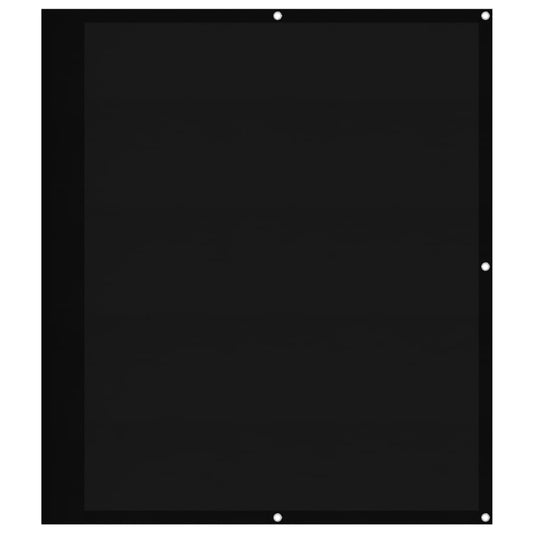 vidaXL Διαχωριστικό Βεράντας Μαύρο 120x800εκ 100% Πολ. Ύφασμα Oxford