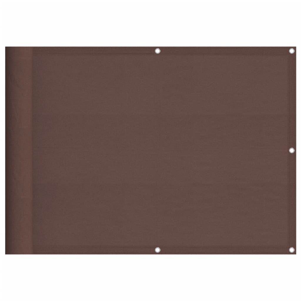 vidaXL Διαχωριστικό Βεράντας Καφέ 75x700εκ 100% Πολ. Ύφασμα Oxford