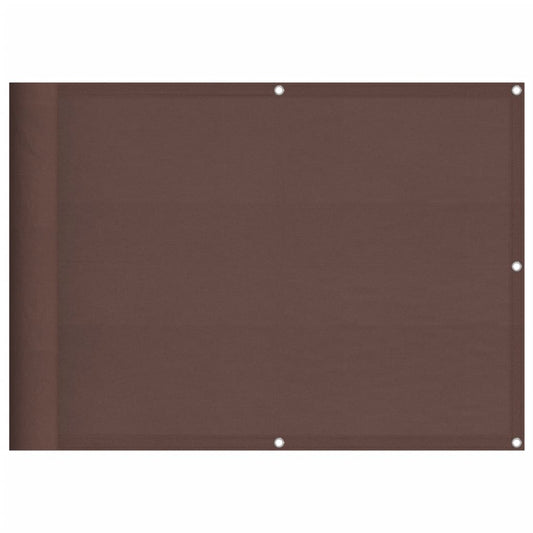 vidaXL Διαχωριστικό Βεράντας Καφέ 75x700εκ 100% Πολ. Ύφασμα Oxford