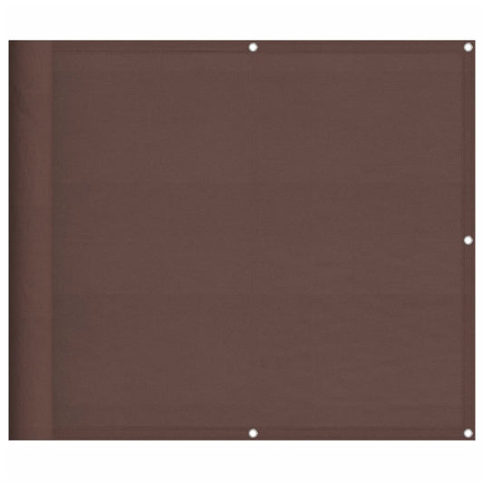 vidaXL Διαχωριστικό Βεράντας Καφέ 90x1000εκ 100% Πολ. Ύφασμα Oxford