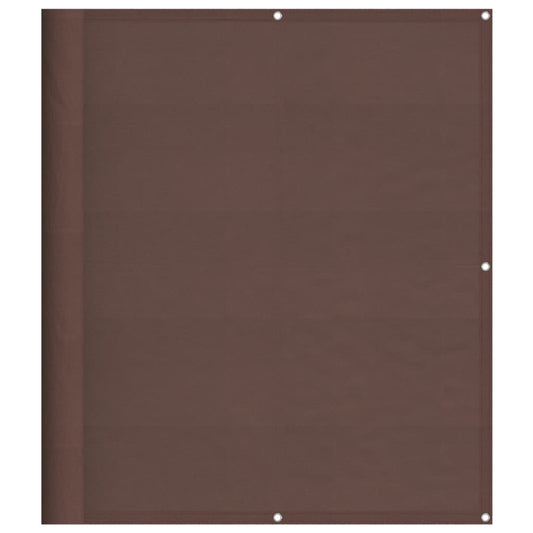 vidaXL Διαχωριστικό Βεράντας Καφέ 120x1000εκ 100% Πολ. Ύφασμα Oxford