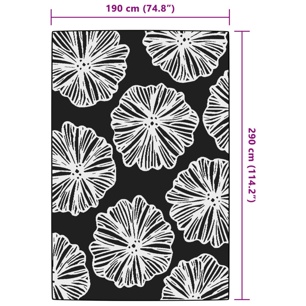 vidaXL Χαλί εξωτερικού χώρου ARAKIL Πράσινο 190x290 cm PP