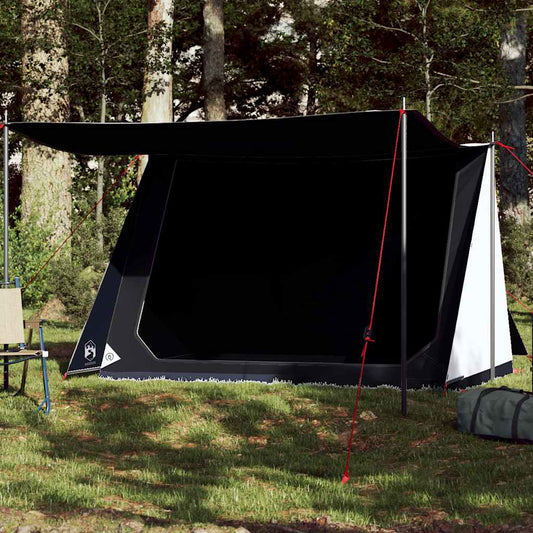 vidaXL Σκηνή Κάμπινγκ 2 Ατόμων Διάβροχη Λευκή Ύφασμα Συσκότισης