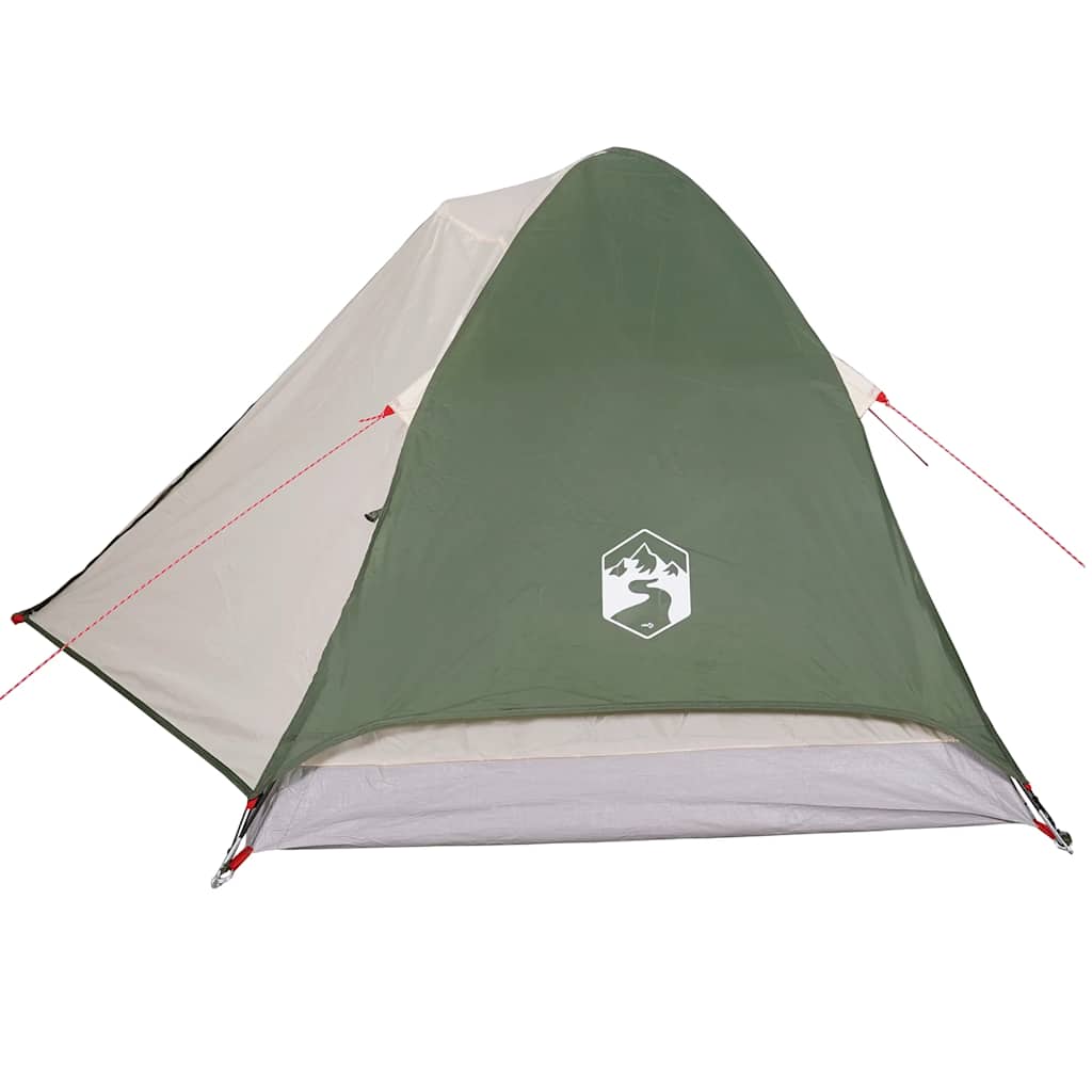 vidaXL Σκηνή Κάμπινγκ 2 Ατόμων Αδιάβροχη Πράσινη