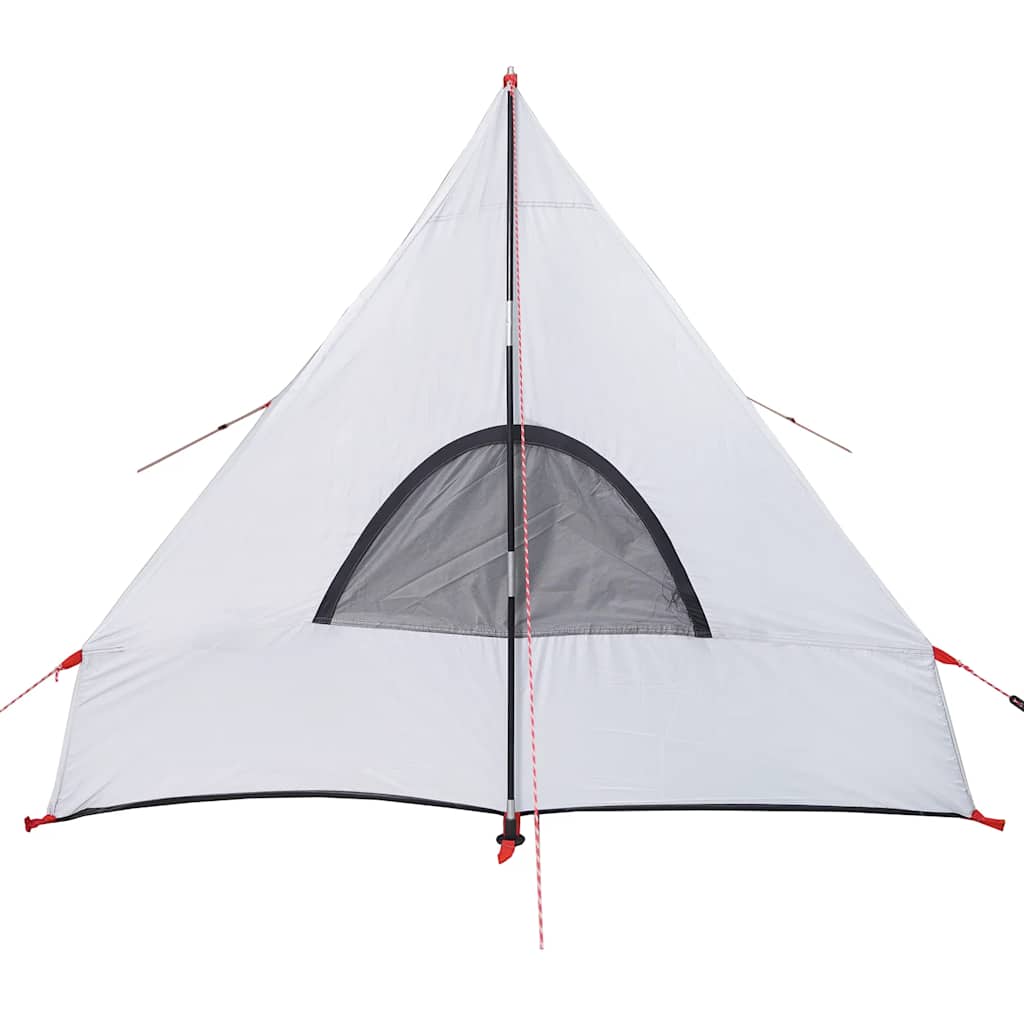 vidaXL Σκηνή Κάμπινγκ 2 Ατόμων Πλαίσιο Α Αδιάβροχη Λευκή Ύφασμα Συσκ.