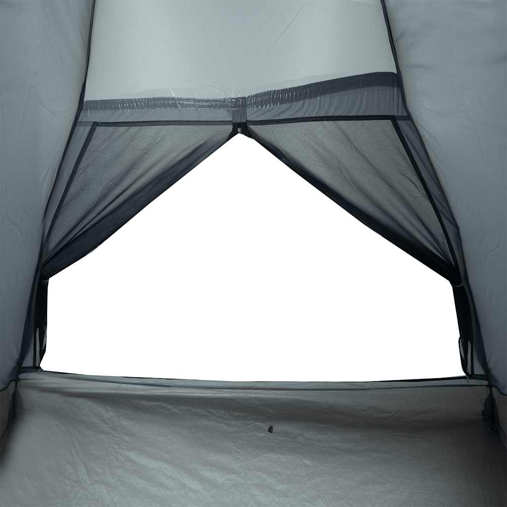 vidaXL Σκηνή Κάμπινγκ 2 Ατόμων Αδιάβροχη Γκρι/Πορτοκαλί