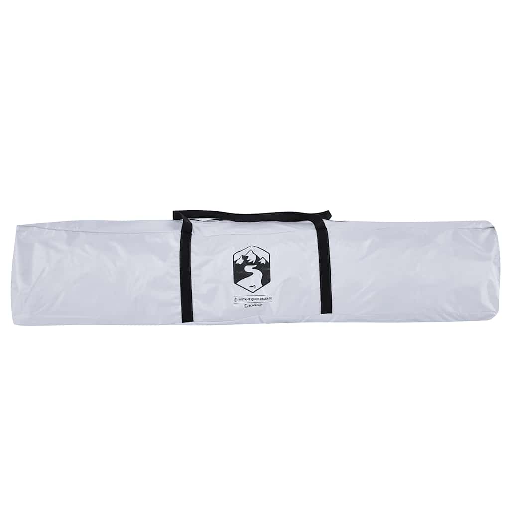 vidaXL Σκηνή Κάμπινγκ 2 Ατόμων Διάβροχη Λευκή Ύφασμα Συσκότισης