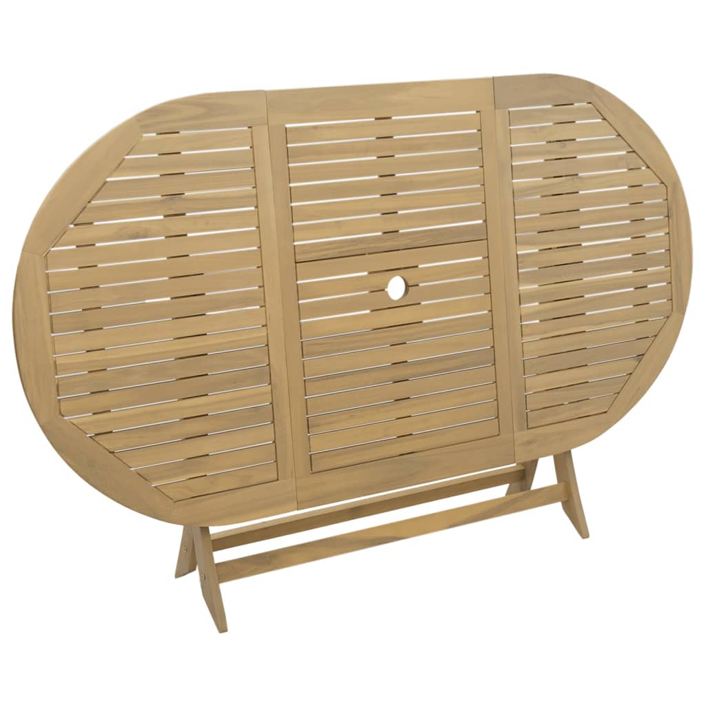 vidaXL Τραπέζι Κήπου Πτυσσόμενο 160x85x75 εκ. Μασίφ Ξύλο Ακακίας