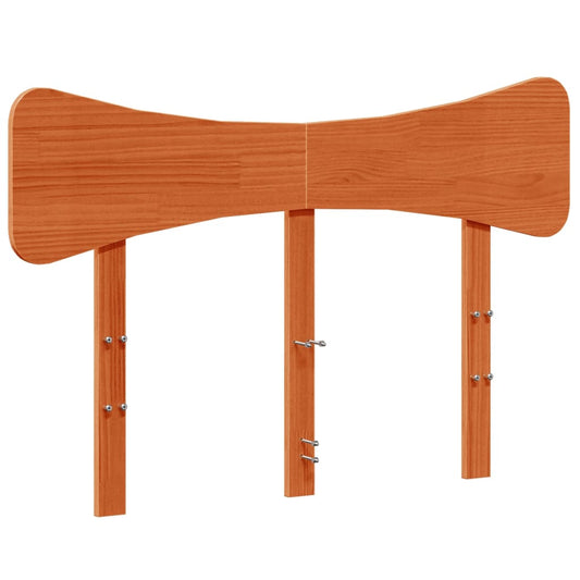 vidaXL Κεφαλάρι Καφέ Κεριού 120 εκ. από Μασίφ Ξύλο Πεύκου