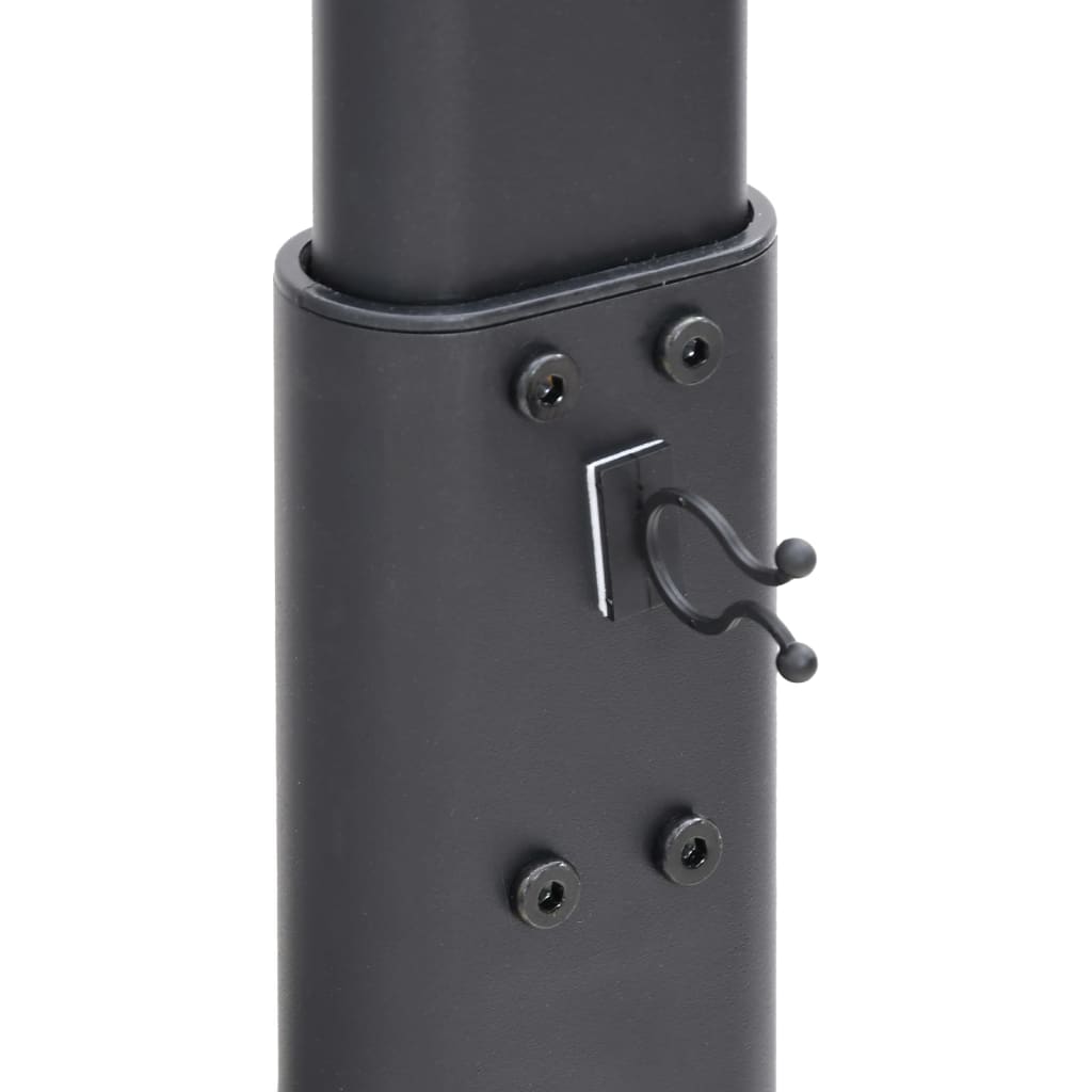 vidaXL Βάση Τηλεόρασης Γωνιακή 1 Επιπέδου για 32-65 Ιντσών Μαύρη