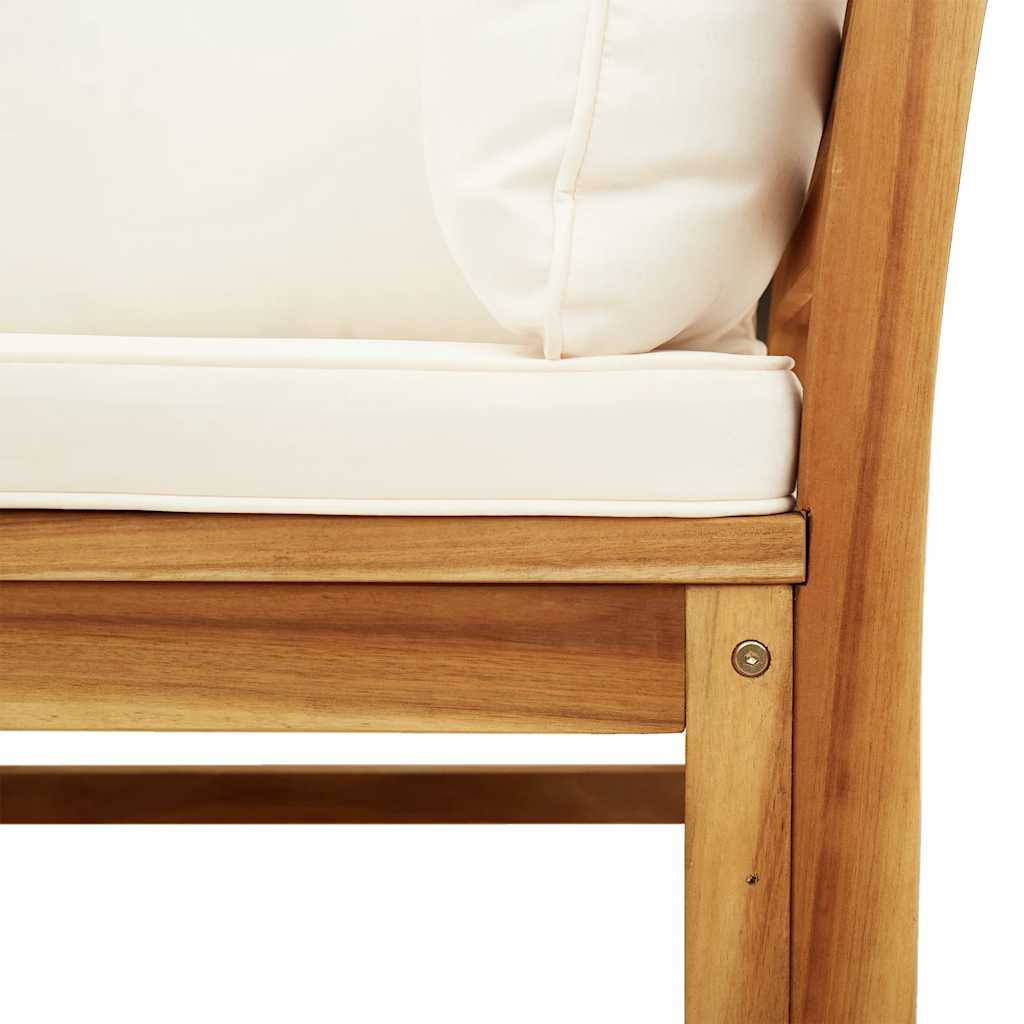 vidaXL Σαλόνι Κήπου Σετ 6 Τεμαχίων από Μασίφ Ξύλο Ακακίας με Μαξιλάρια