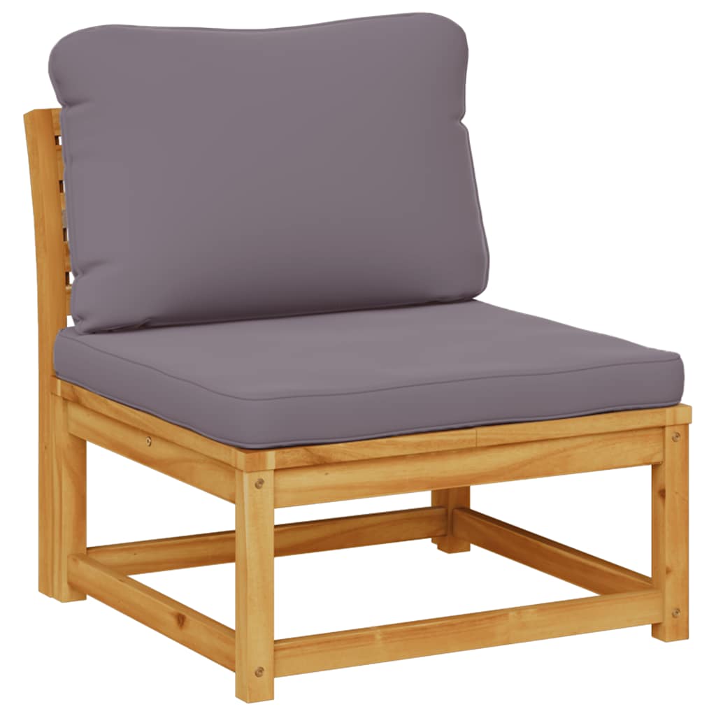 vidaXL Σαλόνι Κήπου Σετ 8 Τεμαχίων από Μασίφ Ξύλο Ακακίας με Μαξιλάρια