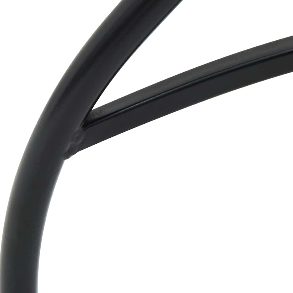 vidaXL Σετ Bistro «Μωσαϊκό» Μαύρο/Λευκό Σίδηρος και Κεραμικό