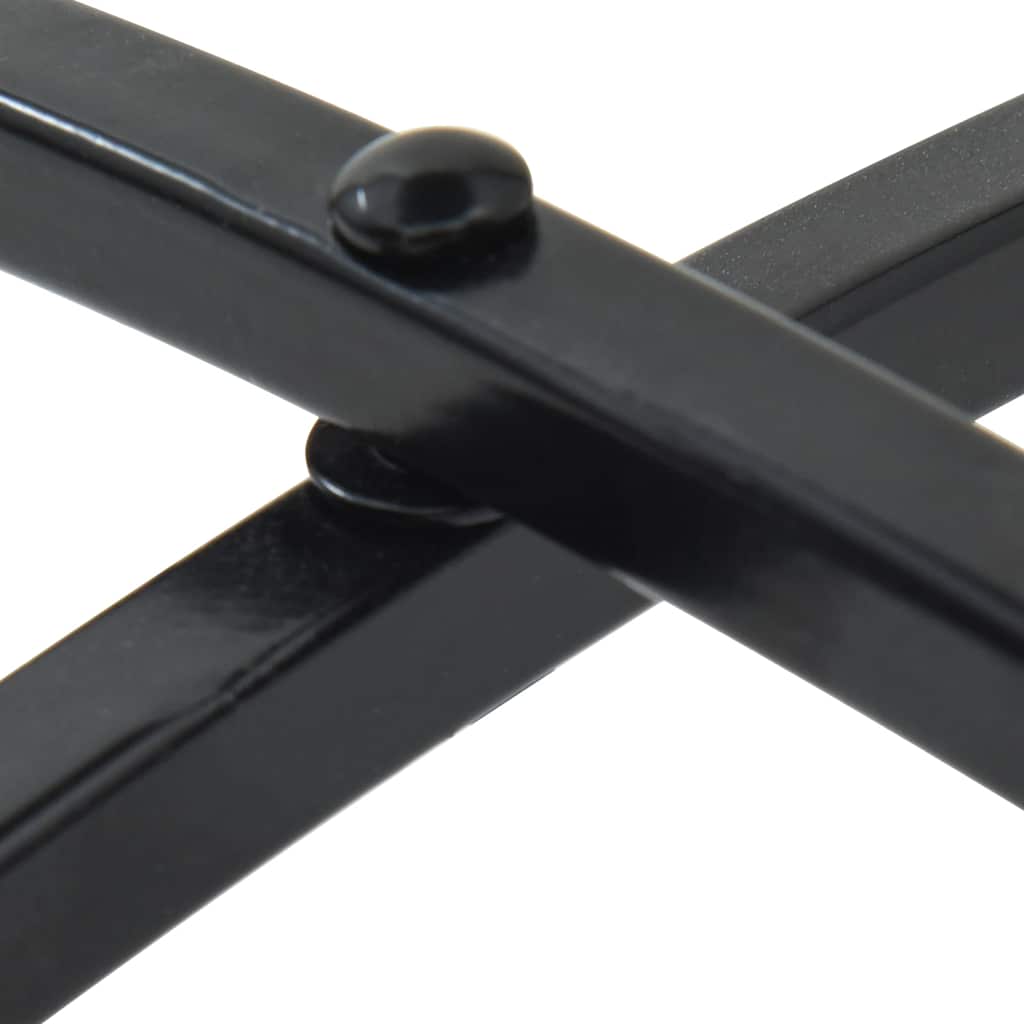 vidaXL Σετ Bistro «Μωσαϊκό» Μαύρο/Λευκό Σίδηρος και Κεραμικό