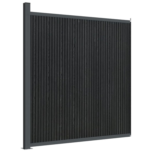 vidaXL Πάνελ Περίφραξης Γκρι 173 x 186 εκ. από WPC