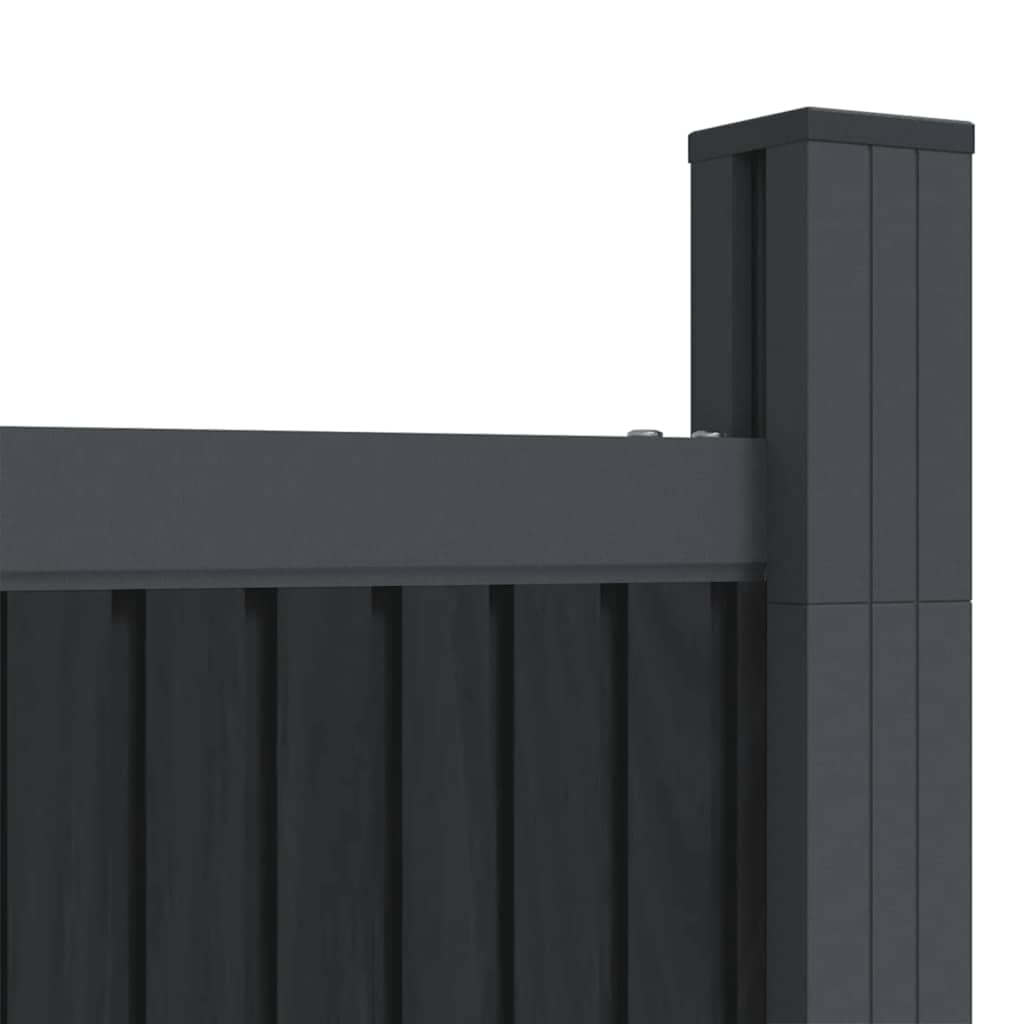 vidaXL Πάνελ Περίφραξης Γκρι 173 x 186 εκ. από WPC