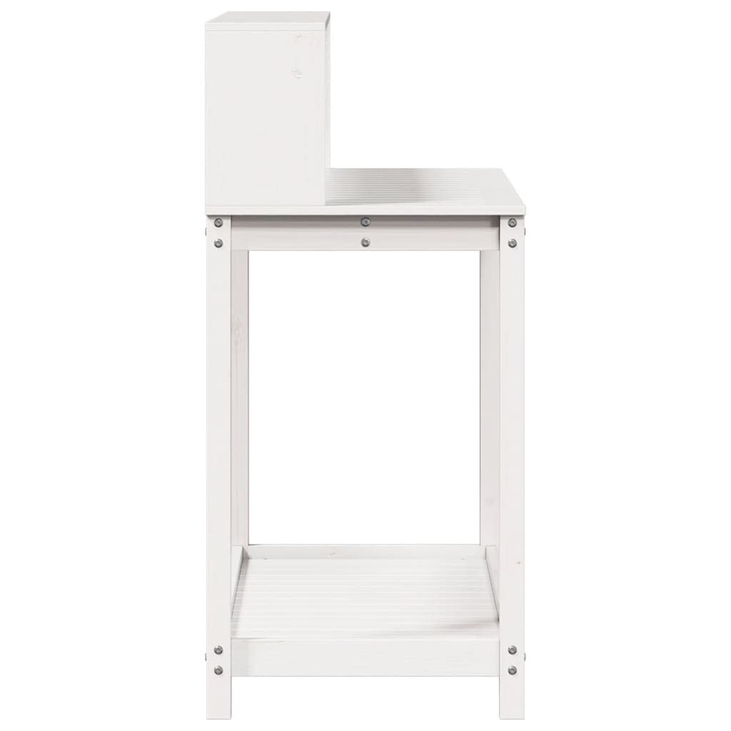 vidaXL Τραπέζι Κηπουρικής με Ράφια 108x50x109,5 εκ. Μασίφ Ξύλο Πεύκου