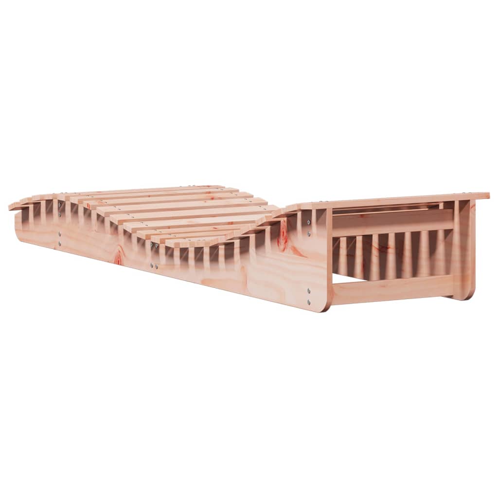 vidaXL Ξαπλώστρα 205x60x31,5 εκ. από Μασίφ Ξύλο Ψευδοτσούγκας