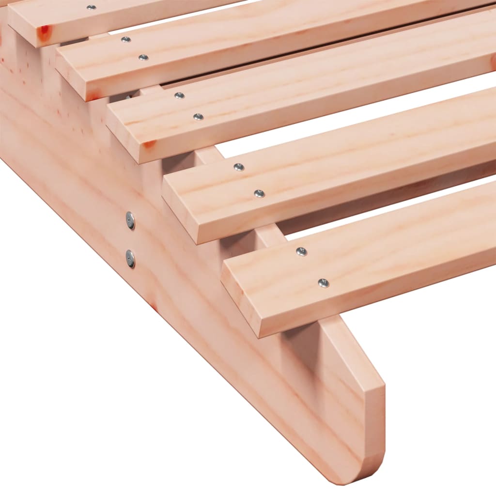 vidaXL Ξαπλώστρα 205x60x31,5 εκ. από Μασίφ Ξύλο Ψευδοτσούγκας