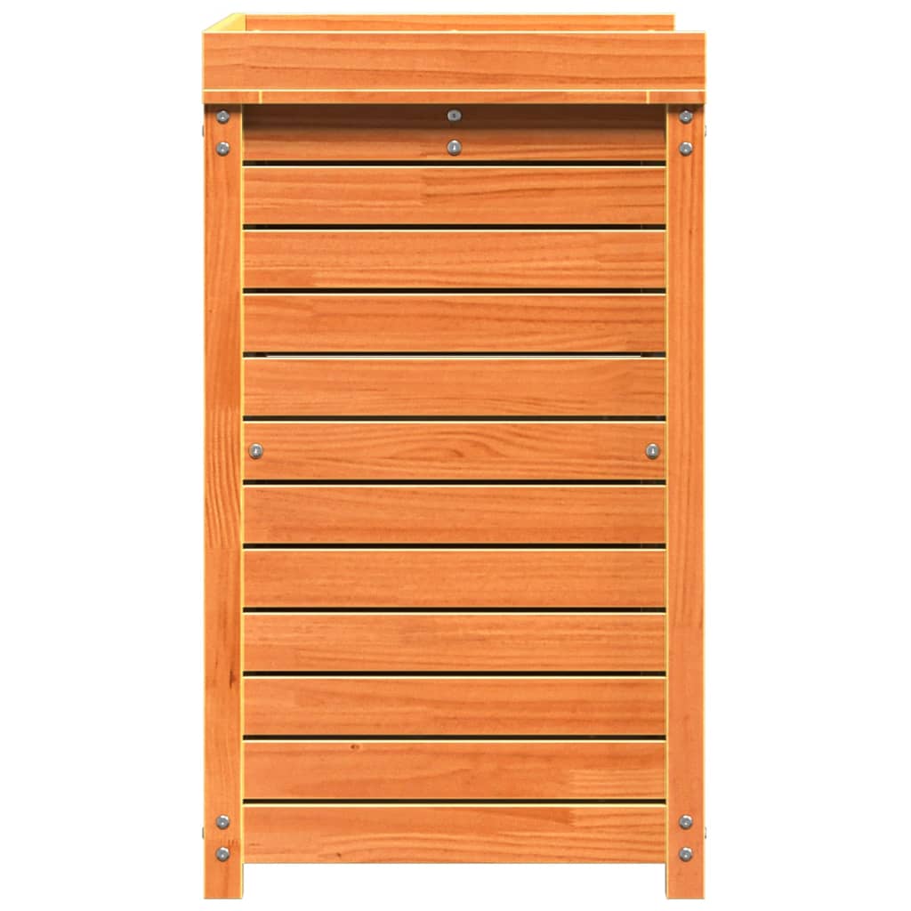 vidaXL Τραπέζι Κηπουρικής με Ράφια Καφέ 82,5x50x86,5 εκ. Μασίφ Πεύκο