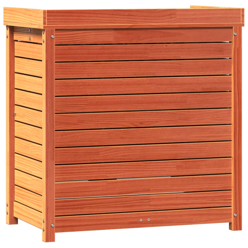 vidaXL Τραπέζι Κηπουρικής με Ράφια Καφέ 82,5x50x86,5 εκ. Μασίφ Πεύκο