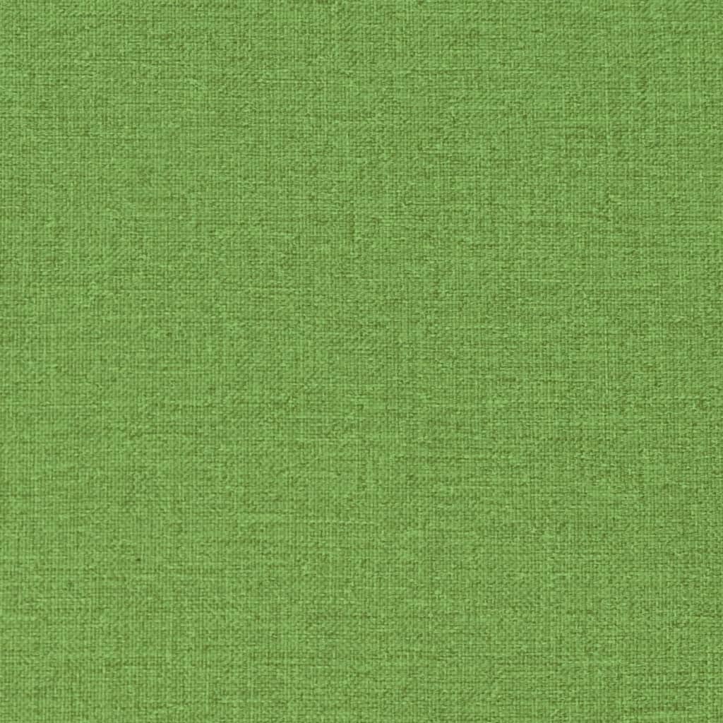 vidaXL Μαξιλάρια Καρέκλας με Πλάτη 4 τεμ. Πράσινο 120x50x4 εκ. Ύφασμα