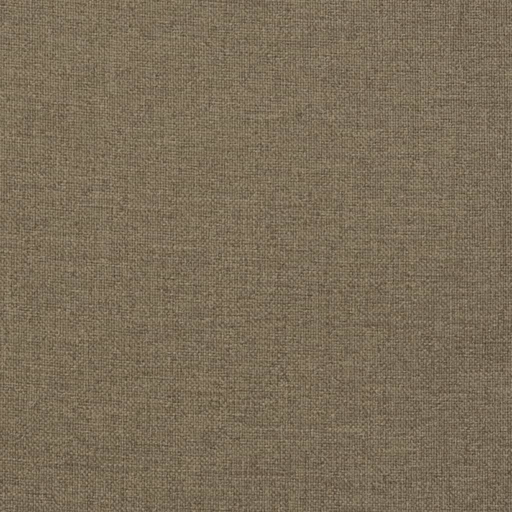 vidaXL Μαξιλάρια Καρέκλας με Πλάτη 4 τεμ. Taupe 100x50x4 εκ. Ύφασμα