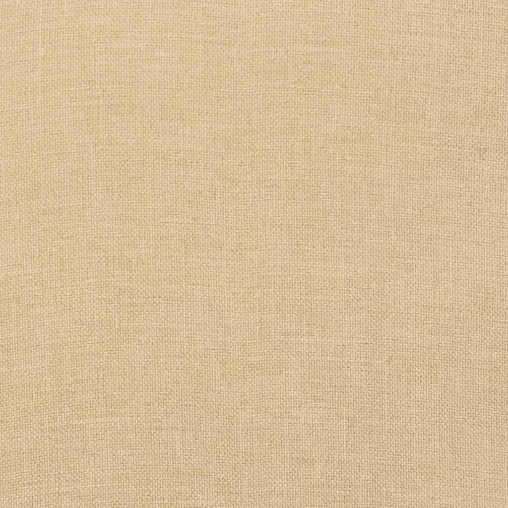 vidaXL Μαξιλάρι Ξαπλώστρας Μπεζ 186x58x4 εκ. Ύφασμα