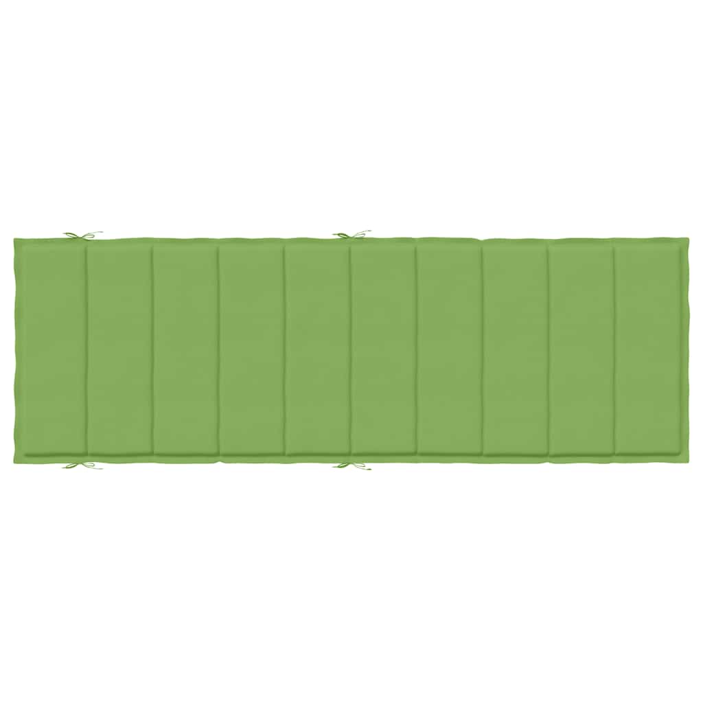 vidaXL Μαξιλάρι Ξαπλώστρας Πράσινο 186x58x4 εκ. Ύφασμα