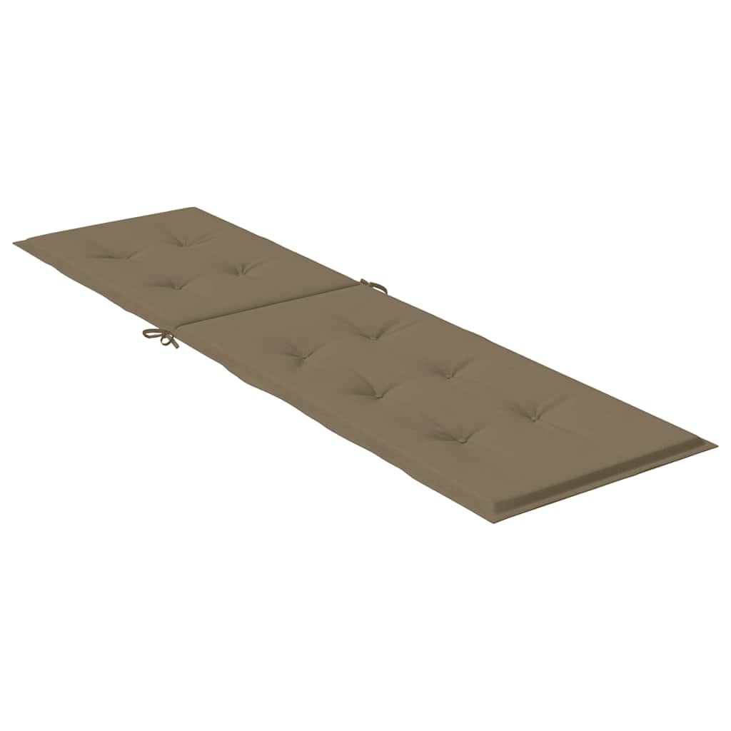 vidaXL Μαξιλάρι Σεζλόνγκ Taupe (75+105) x 50 x 4 εκ. Υφασμάτινη