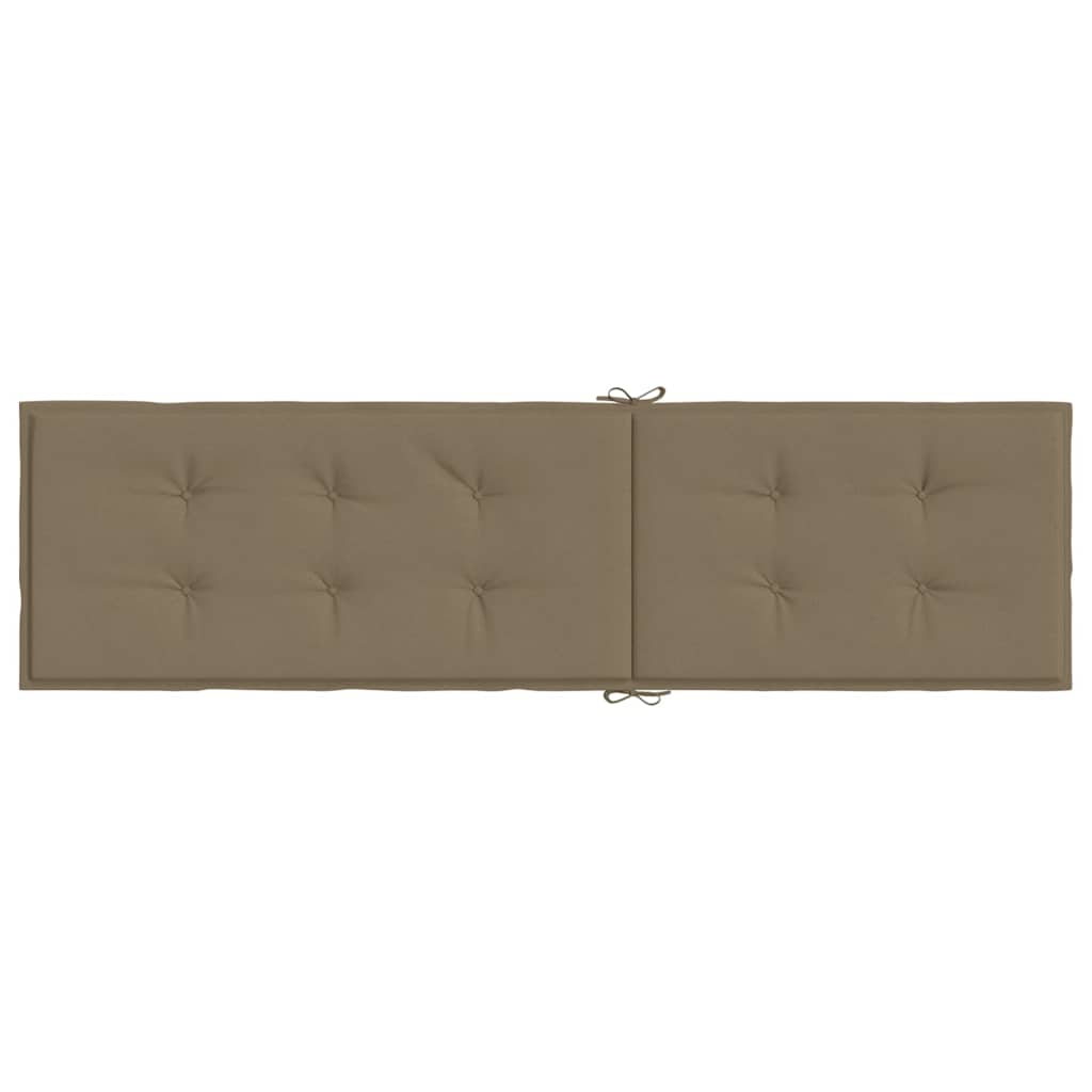 vidaXL Μαξιλάρι Σεζλόνγκ Taupe (75+105) x 50 x 4 εκ. Υφασμάτινη