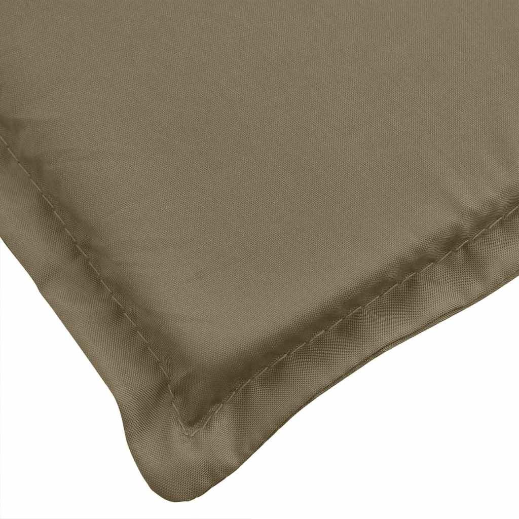 vidaXL Μαξιλάρι Σεζλόνγκ Taupe (75+105) x 50 x 4 εκ. Υφασμάτινη