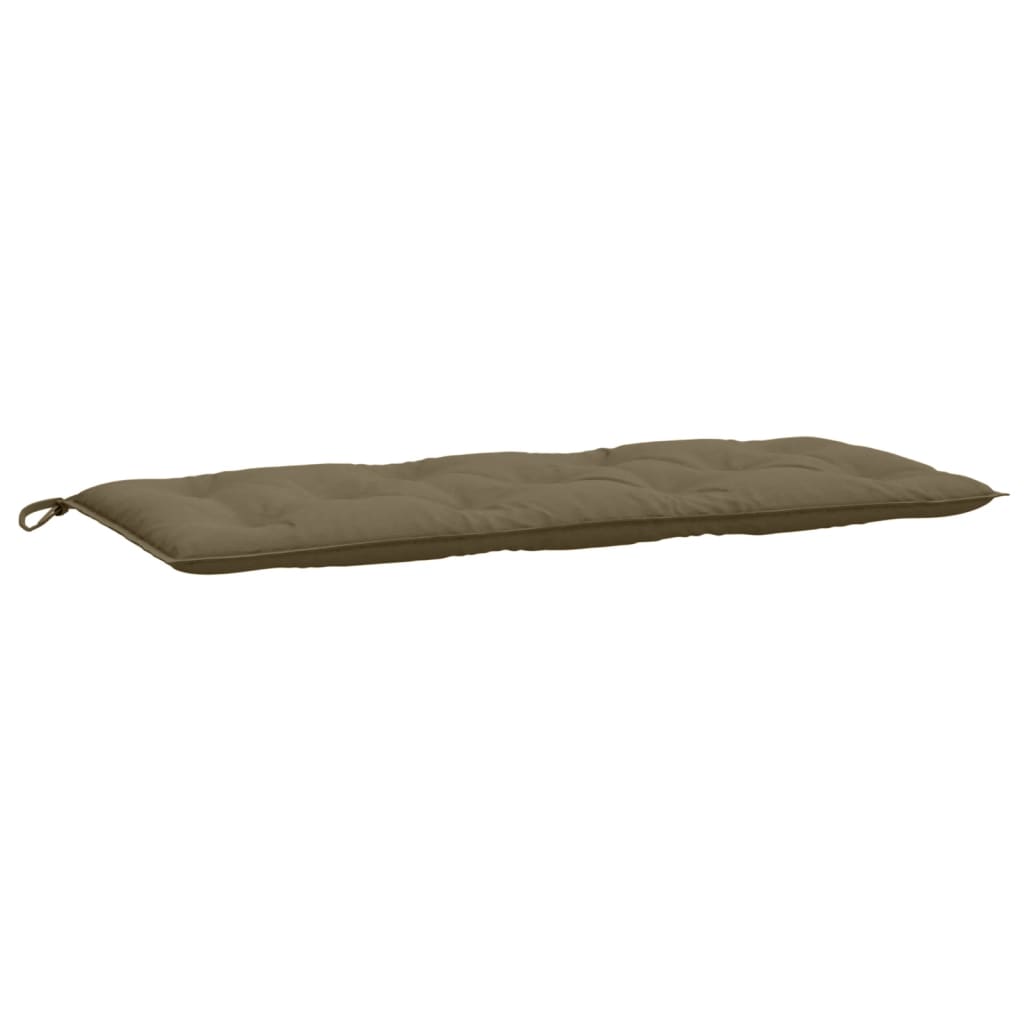 vidaXL Μαξιλάρι Πάγκου Κήπου Taupe Μελανζέ 120x50x7 εκ. Ύφασμα