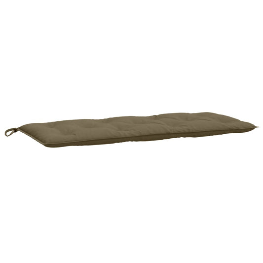 vidaXL Μαξιλάρι Πάγκου Κήπου Taupe Μελανζέ 120x50x7 εκ. Ύφασμα