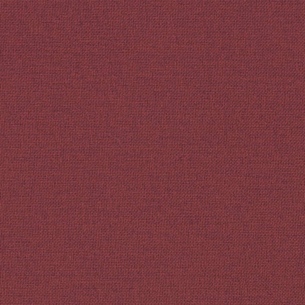 vidaXL Μαξιλάρια Πάγκου Κήπου 2 Τεμ. Μπορντό Μελανζέ 120x50x7 εκ. Ύφ.