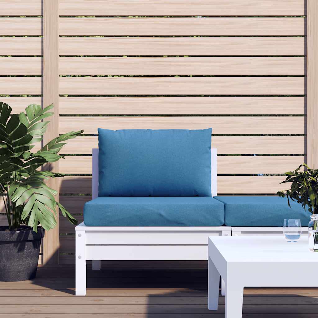 vidaXL Μαξιλάρια από Παλέτες 2 τεμ. από Ύφασμα Melange Blue