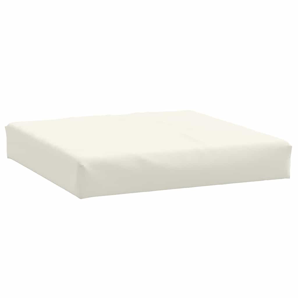 vidaXL Μαξιλάρια Παλέτας 3 τεμ. Κρεμ Μελανζέ Υφασμάτινα