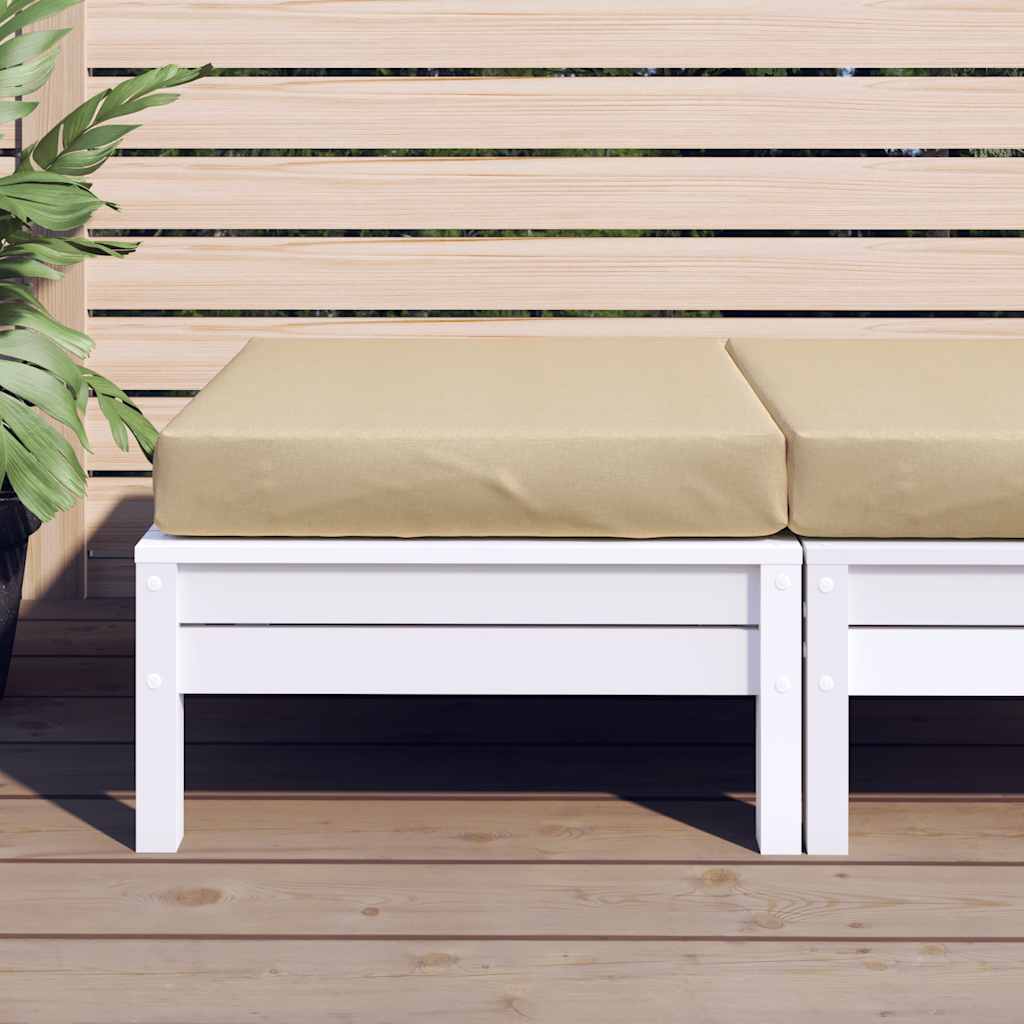 vidaXL Μαξιλάρι Παλέτας Μπεζ 60x60x9,5 εκ. Ύφασμα