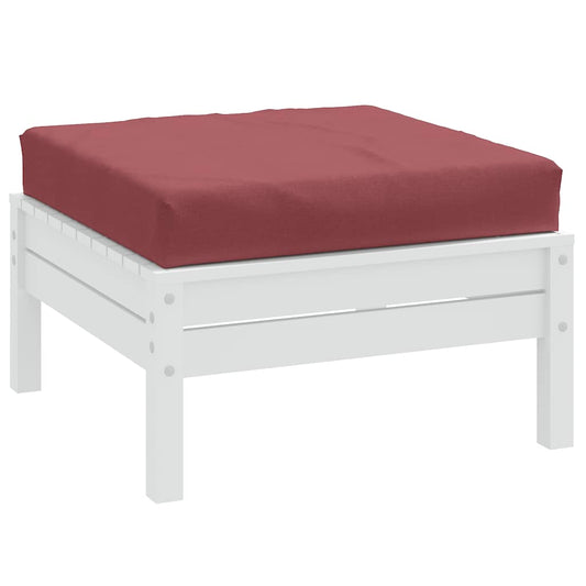 vidaXL Μαξιλάρι Παλέτας Μπορντό 60x60x9,5 εκ. Ύφασμα