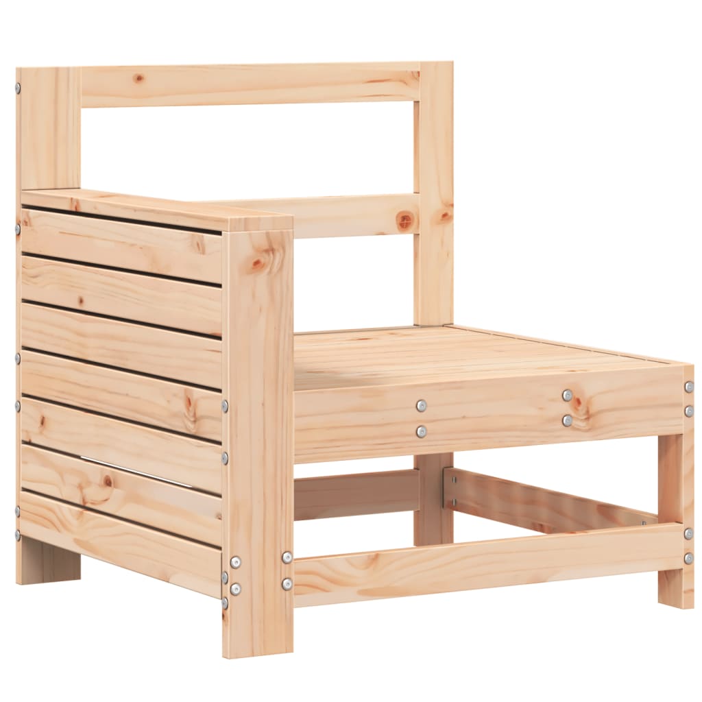 vidaXL Καναπές Κήπου με Μπράτσα 69x62x70,5 εκ. Μασίφ Ξύλο Πεύκου