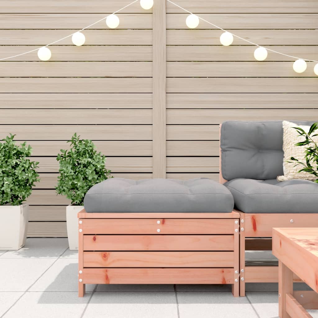 vidaXL Υποπόδιο Κήπου 62 x 63,5 x 32 εκ. από Μασίφ Ξύλο Ψευδοτσούγκας