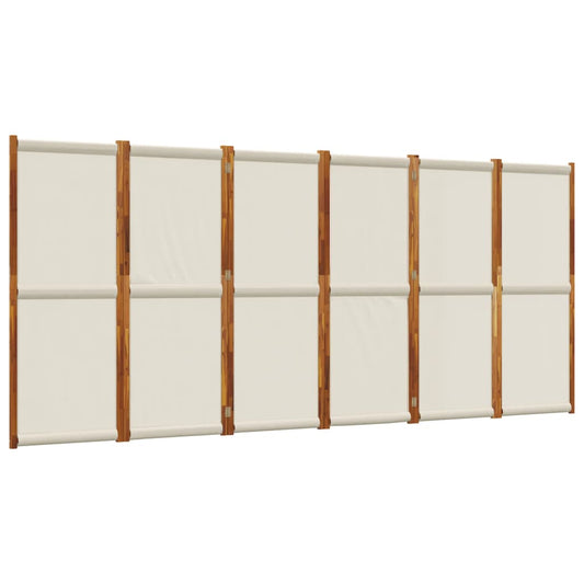 vidaXL Διαχωριστικό Δωματίου με 6 Πάνελ Αν. Γκρι 420 x 180 εκ.